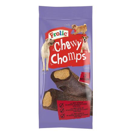 Hundgodis Chewy Chomps M x2 170g, Frolic