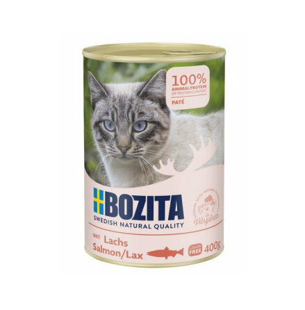 Bozita Feline patekattmat Lax 400g, Bozita 24/11