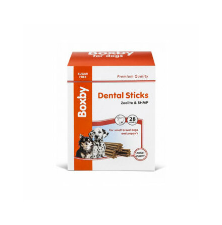 Dental sticks S valp/vuxen 28st, Boxby 25/03