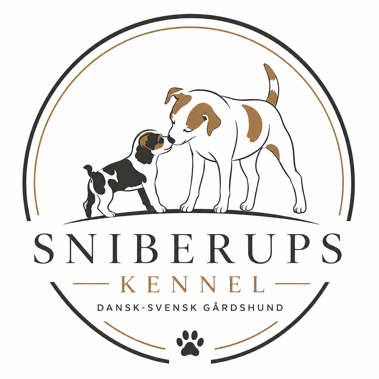 Sniberups kennel logo Logga kennel